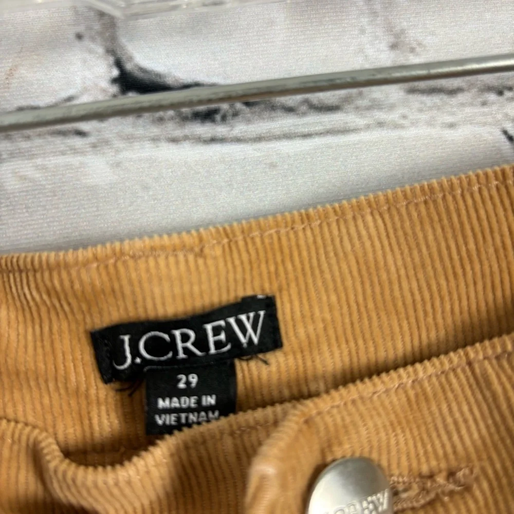 J Crew Wide Leg Corduroy Trouser Pants in Sand Castle Women 29 - Picture 6 of 14